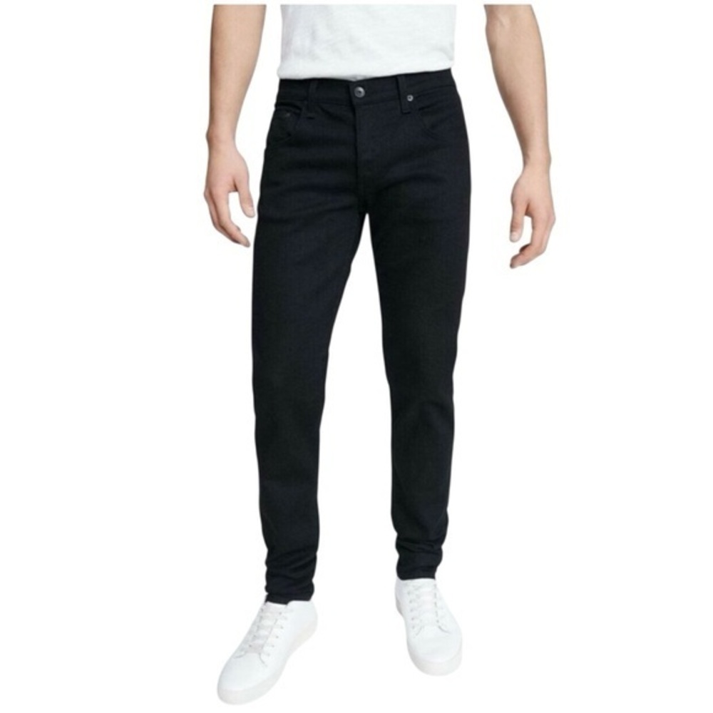 Rag & Bone Fit 1 Extra Slim Black Button Fly Jeans Size 34x30 M1224K302 USA Made